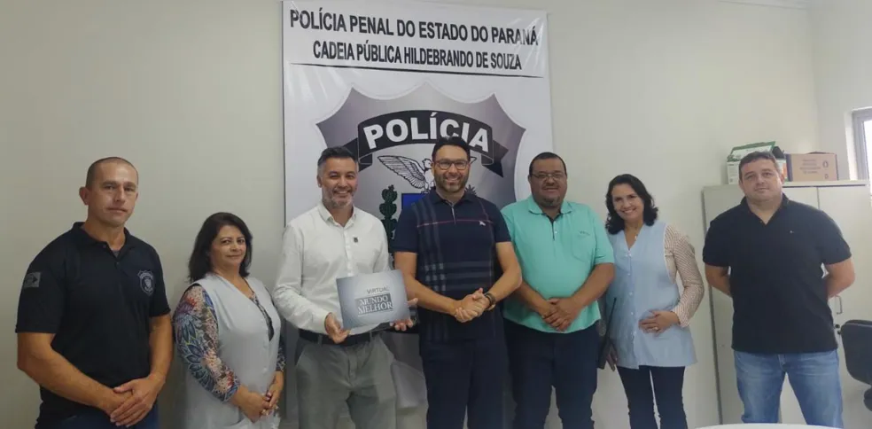 Hildebrando de Souza é a primeira cadeia pública do Paraná a receber a sala virtual do IMM