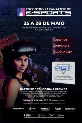 Jogos Universitários do Paraná abrem inscrições para e-Sports