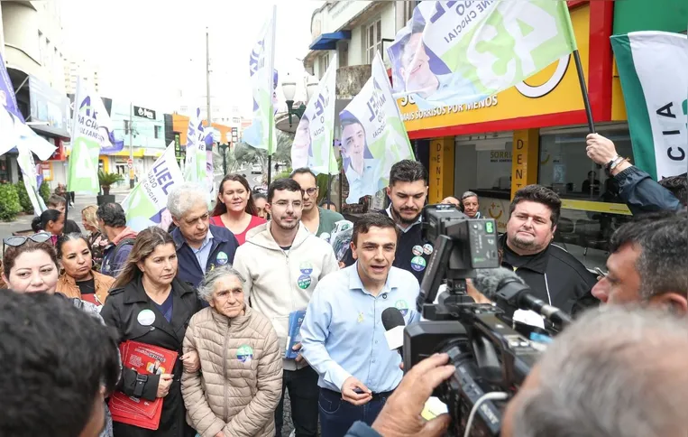 Aliel Machado (PV) tem fortalecido presença em meio aos eleitores