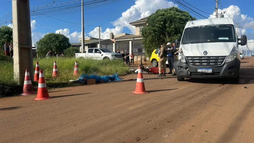 Acidente aconteceu na tarde desta segunda-feira (19)