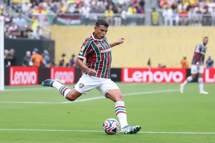 Thiago Silva foi o capitão do Fluminense na partida