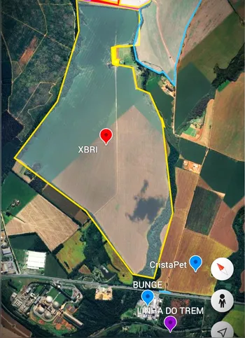 Área onde a XBRI Pneus será instalada, em Ponta Grossa