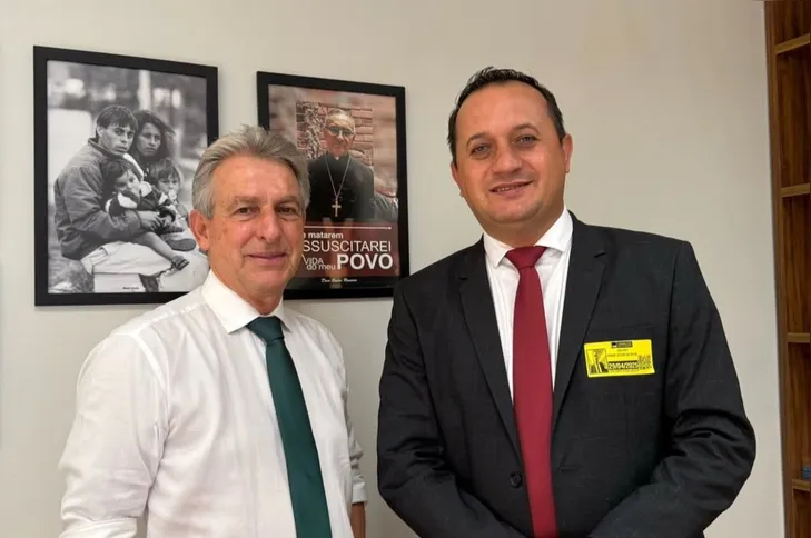 Tadeu Veneri e Mario Cezar estiveram reunidos em Brasília.