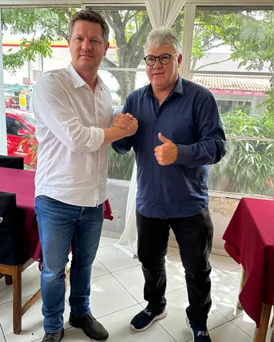 Santin Roveda e Altamir Sanson debateram projetos para Palmeira.