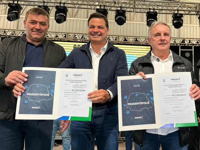 Foram autorizadas os convênios para as pavimentações da área urbana até Barra Bonita e São Sebastião.