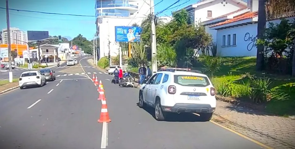 Equipes de Trânsito estiveram na ocorrência