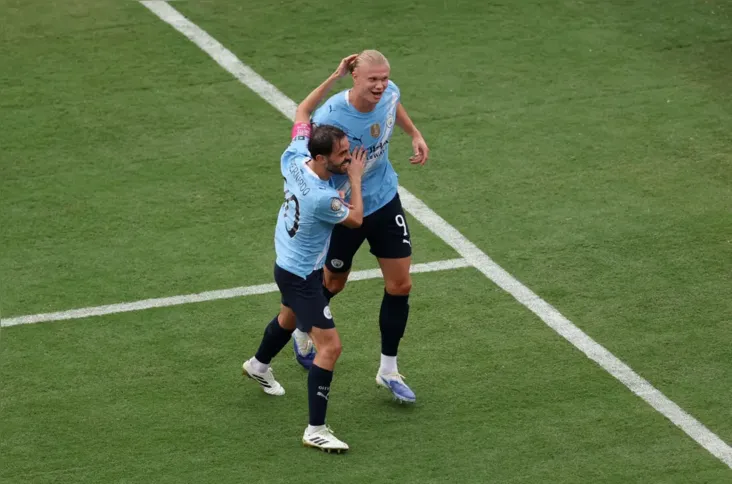 Haaland entrou no segundo tempo e guardou seu gol