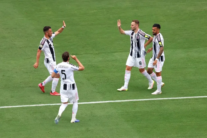 A Juventus conseguiu empatar no primeiro tempo