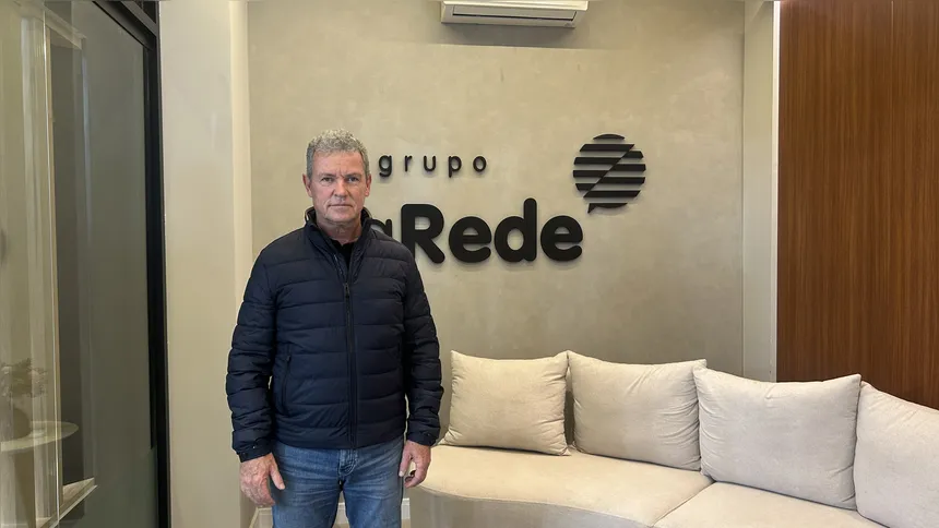 Rogério Scheffer, fundador da Águia Sistemas, empresa ponta-grossense, atende multinacionais como Amazon e Mercado Livre.