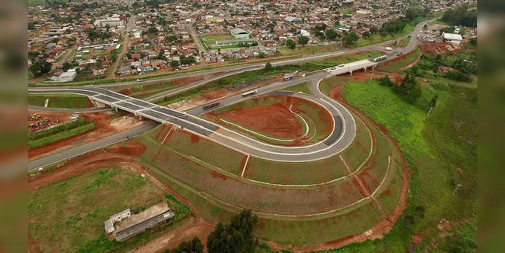 Para a conclusão do viaduto de Jaguariaíva foram investidos na obra R$ 21 milhões 