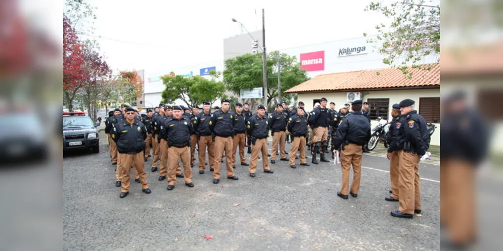 Reforço do policiamento nas ruas de Ponta Grossa quer inibir ação de bandidos e elevar a sensação de segurança dos moradores