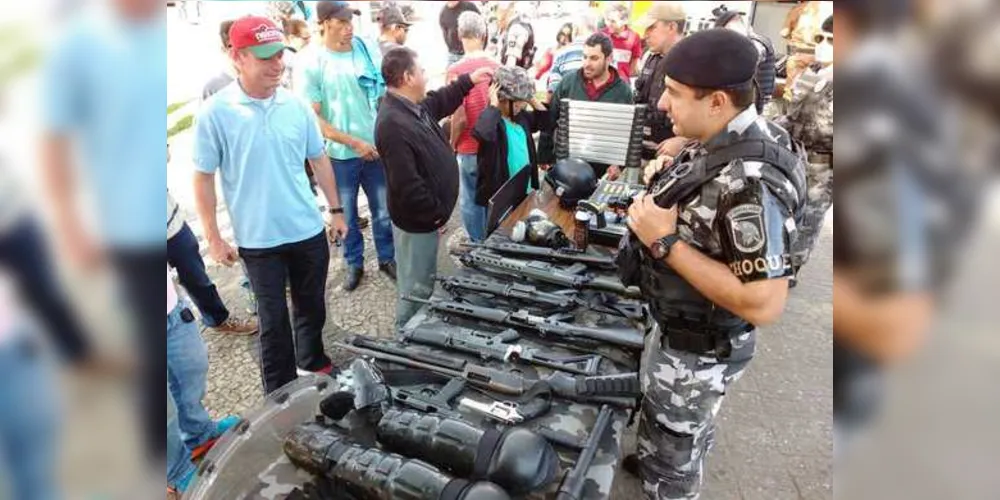 Polícia Militar começou as atividades para celebrar os 162 anos de atividade no Paraná