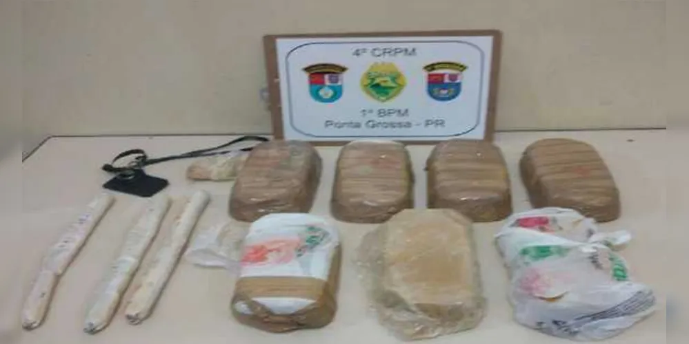 Em Ponta Grossa foram apreendidos 7 kg de crack e três capsulas de emulsão explosiva