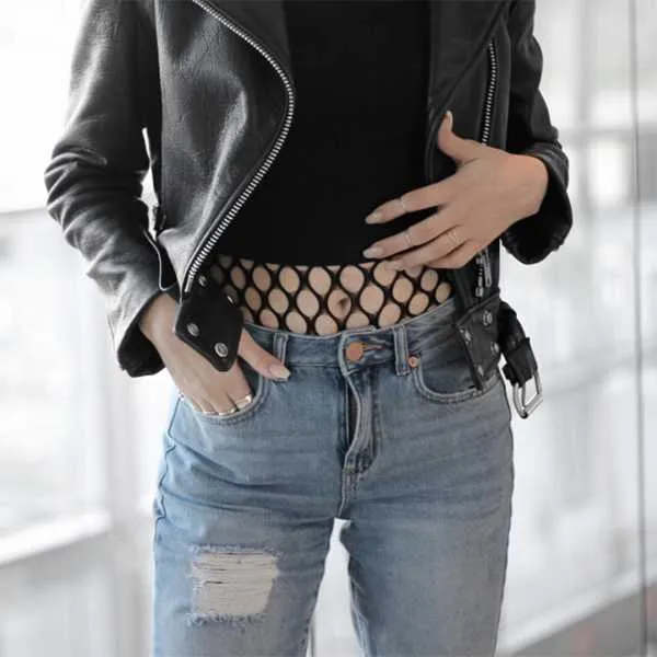 Meia-Calça Arrastão é perfeita para looks de personalidade