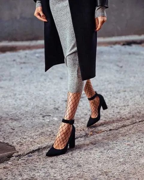 Meia-Calça Arrastão é perfeita para looks de personalidade