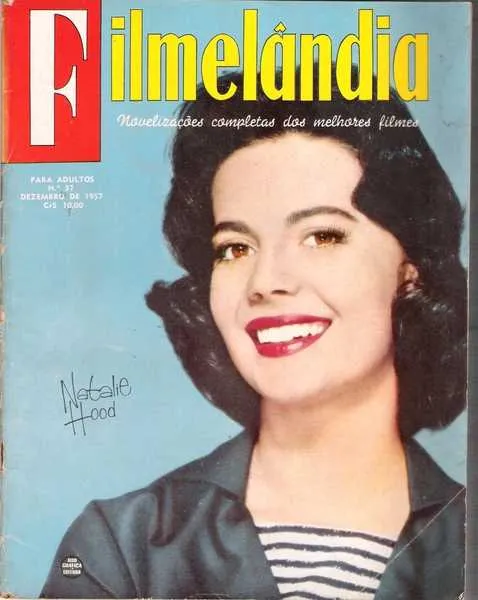 Na Capa Natalie Wood, aqui em inicio de carreira apenas “enfeitando” a capa.