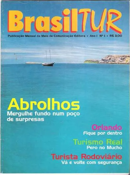 Eis a capa da Revista impressa em 32 páginas obviamente com vários patrocinadores.