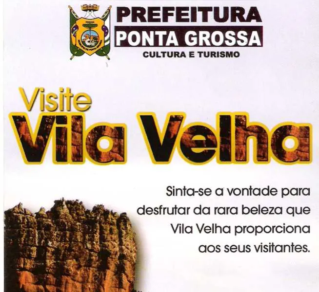 O segundo folheto é do tipo frente e verso. Mostra uma montagem das paisagens de Vila Velha e no verso o anúncio da 21ª. Munchen Fest realizada em 2010, no Governo Pedro Vosgrau.