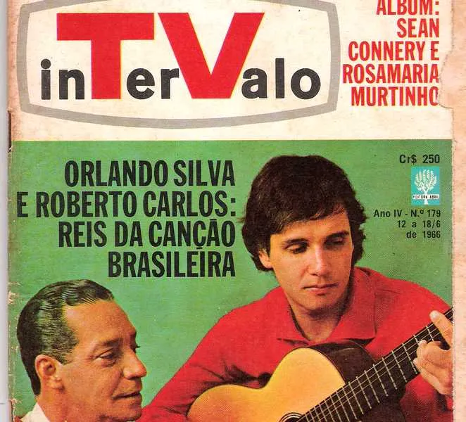 1966- Orlando Silva e Roberto Carlos Reis da canção Brasileira.