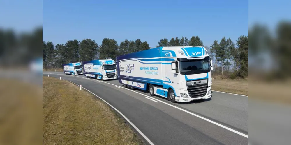 Imagem ilustrativa da imagem DAF participa de teste de caminhões no Reino Unido