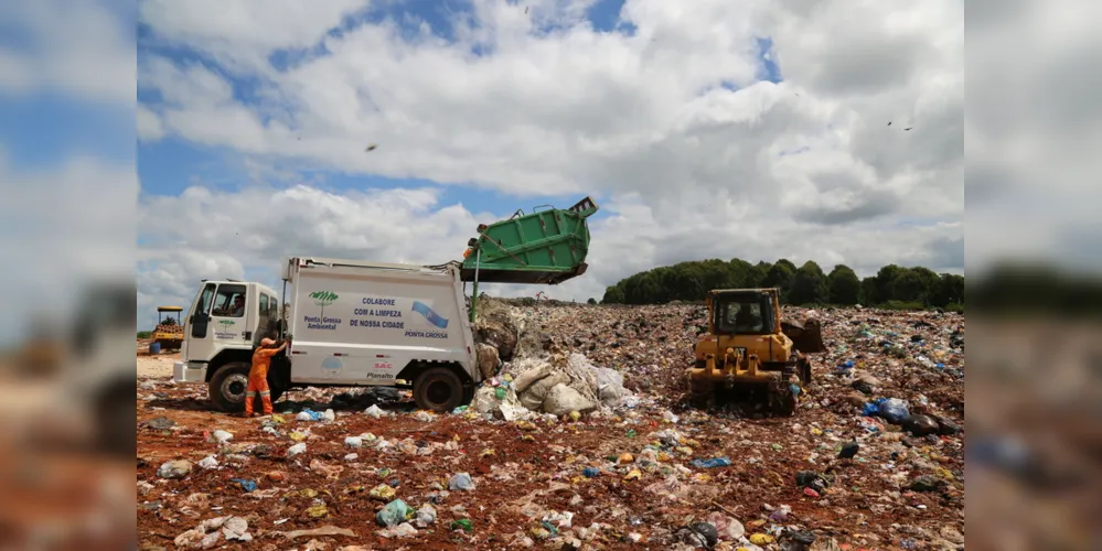 Atualmente o lixo doméstico produzido em Ponta Grossa é destinado para o aterro do Botuquara