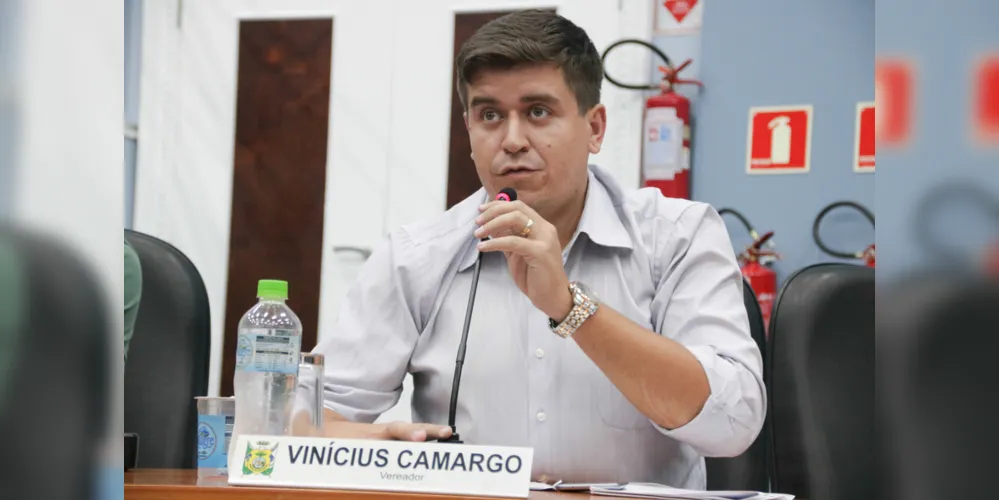 Vinícius Camargo é presidente do diretório municipal do PMB em Ponta Grossa