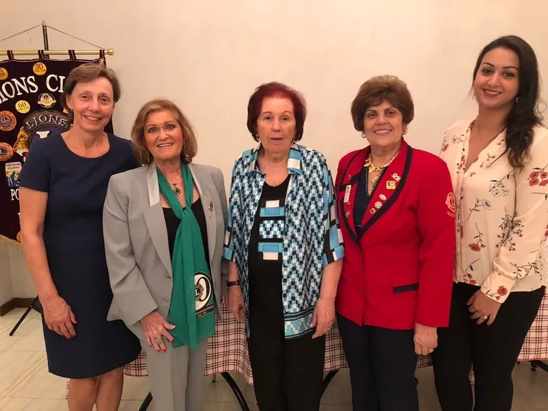 Glória Maria Malucelli, Elba Lozza de Moraes, Ruth Devicchi, Marilu Goulart e Isabela Vallim