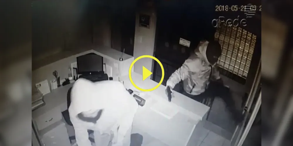Imagem ilustrativa da imagem Vídeo registra ação de ladrões em assalto a posto