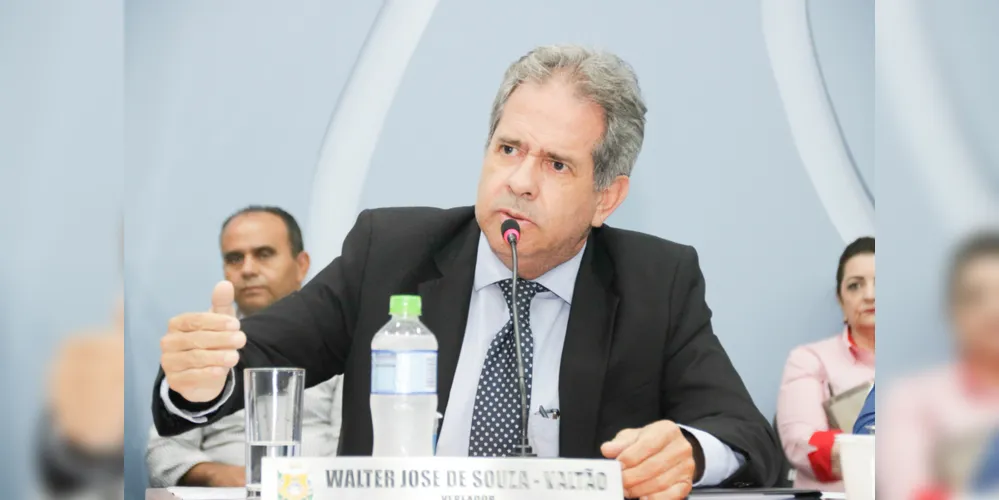 Walter José de Souza, o Valtão, é o autor da proposta
