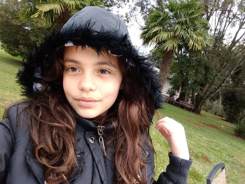 Foto 3: Letícia Maders Lima, filha de Elisabete Maders, faz uma foto em um passeio muito especial.
