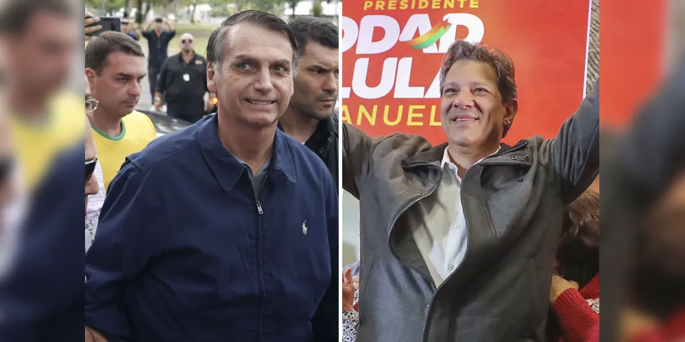 Imagem ilustrativa da imagem Bolsonaro e Haddad irão disputar presidência no 2ª turno