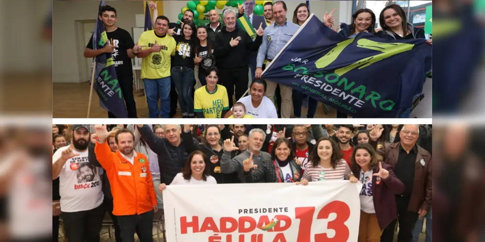 Imagem ilustrativa da imagem Apoiadores de Bolsonaro e Haddad traçam estratégias para PG