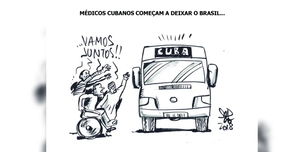 Imagem ilustrativa da imagem Charge da edição desta sexta-feira (23/11/2018) do JM
