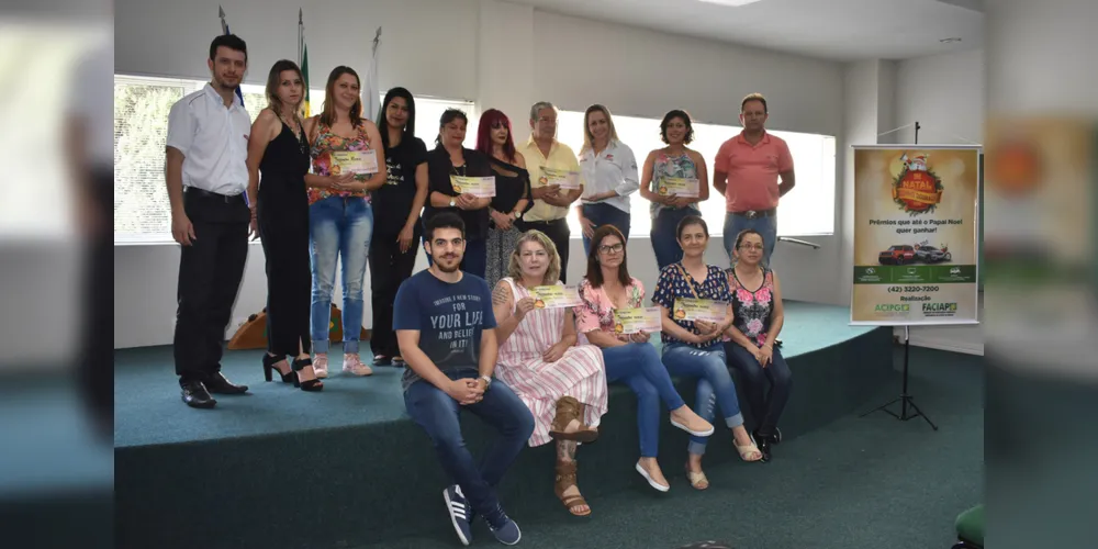 Os contemplados no sorteio anterior já pegaram seu prêmio
