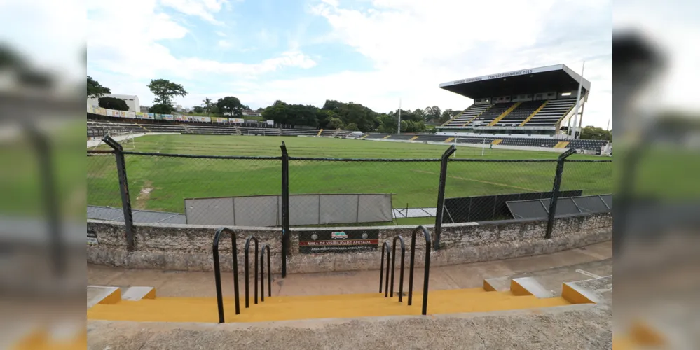 Obras no Germano Krüger estão na reta final e estádio receberá testes do Operário na pré-temporada