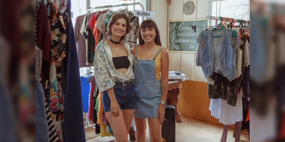Youtubers Maria Fernanda Teixeira e Nicoly França terão stand com roupas de desapego