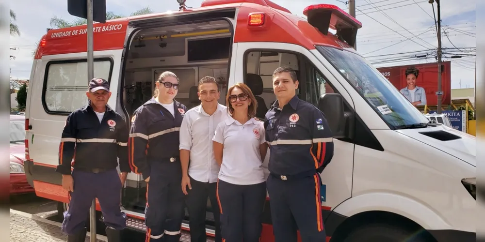 Ambulância vem para renovar a frota de veículos da Saúde