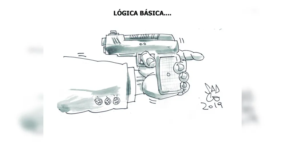 Imagem ilustrativa da imagem Charge da edição desta sexta-feira (15/03/2019) do JM