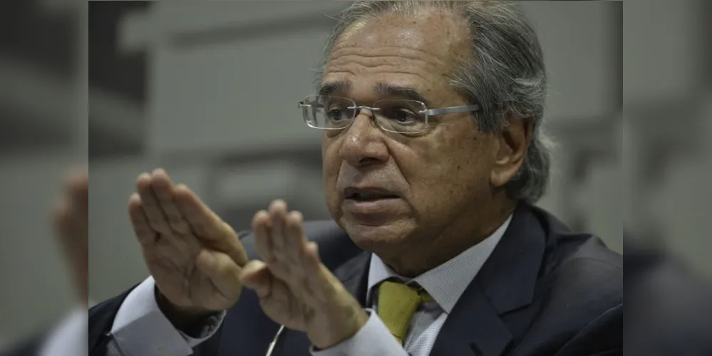 O ministro da Economia, Paulo Guedes, participa de audiência pública da Comissões de Assuntos Econômicos (CAE) do Senado sobre a reforma da Previdência