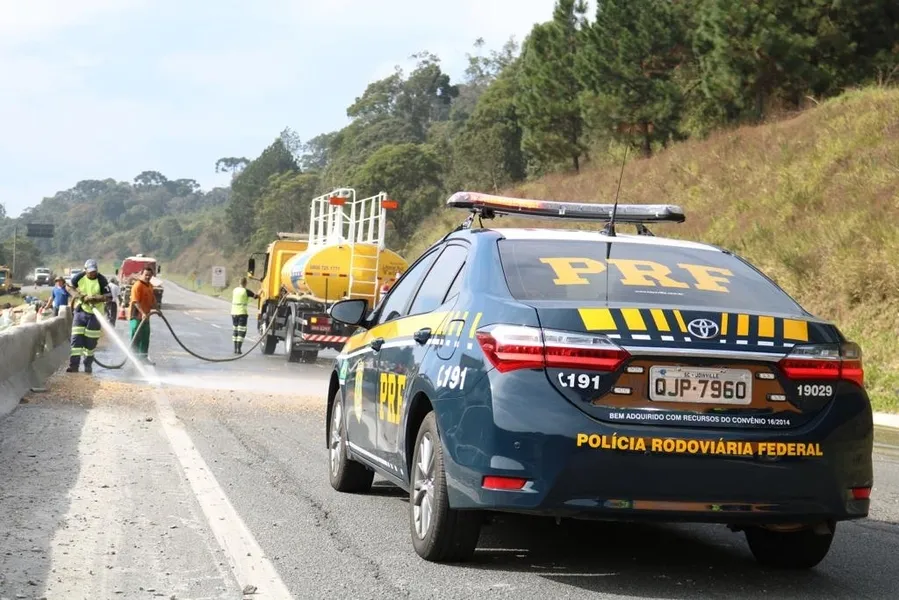 A PRF aponta percentual de números de mortes em atropelamentos e colisões frontais em rodovias no Paraná
