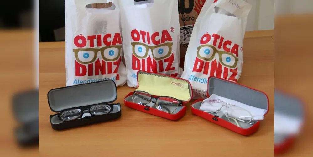 60 armações e lentes foram entregues no primeiro semestre de 2019

