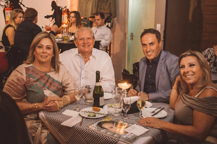 Vera Parucker, Fernando Parucker, Silvério Padrão e Vânia Padrão
