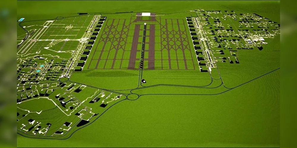 Imagem ilustrativa da imagem União autoriza planos básicos de novo aeroporto na região