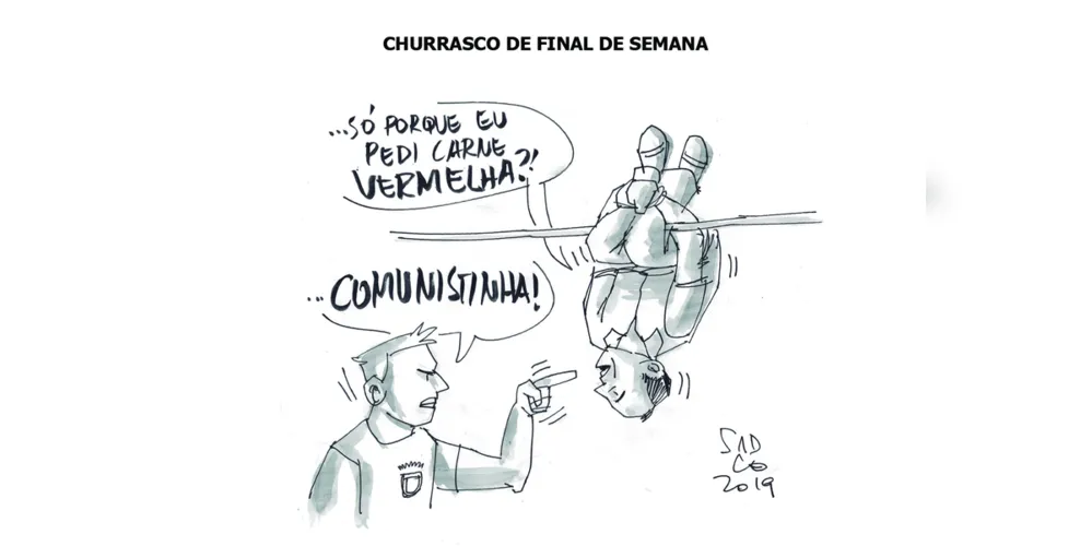 Imagem ilustrativa da imagem Charge da edição desta terça-feira (03/09/2019) do JM