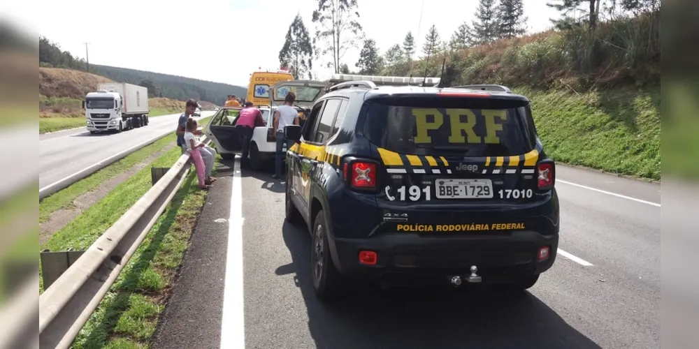 Acidente aconteceu durante a tarde na rodovia que corta Ponta Grossa