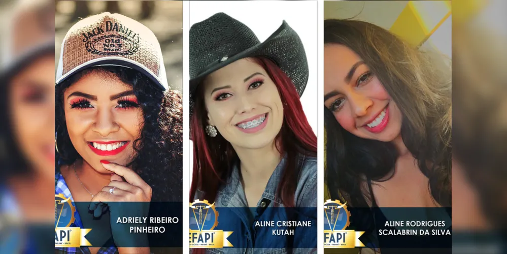 Conheça todas as candidatadas à rainha da Feira Paraná
