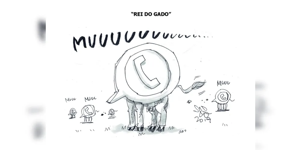 Imagem ilustrativa da imagem Charge da edição desta terça-feira (15/10/2019) do JM