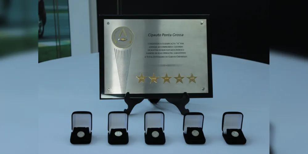 Premiação foi conquistada pelo quinto ano consecutivo