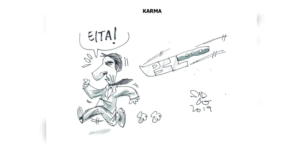 Imagem ilustrativa da imagem Charge da edição desta sexta-feira (18/10/2019) do JM