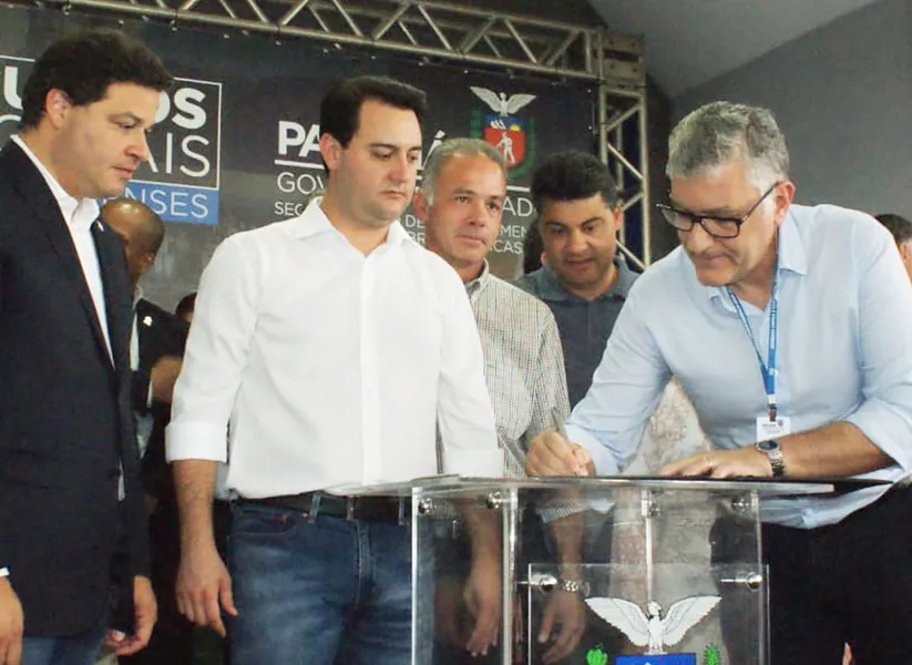 Recursos foram liberados pelo governador Ratinho Junior na Feira Paraná